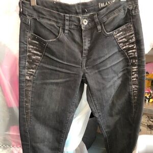Blank NYC Black Sequin Skinny Jeans